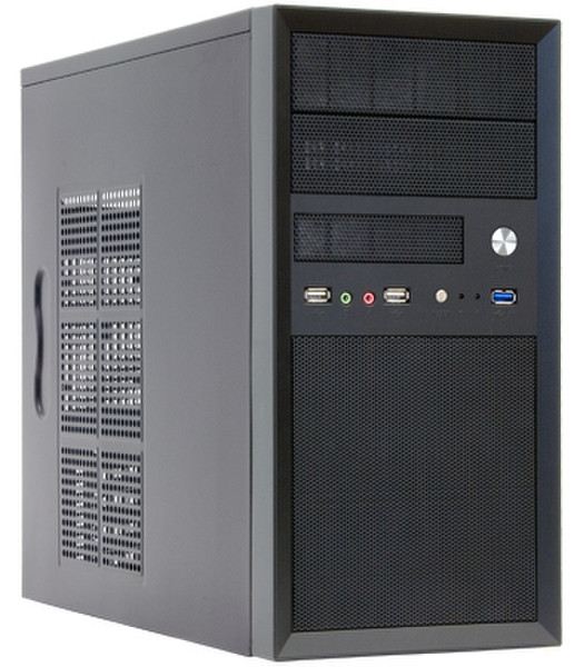 Chieftec CT-01B Mini-Tower 350W Schwarz Computer-Gehäuse