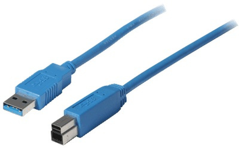 Vedimedia V8023452 1м USB A USB B Синий кабель USB
