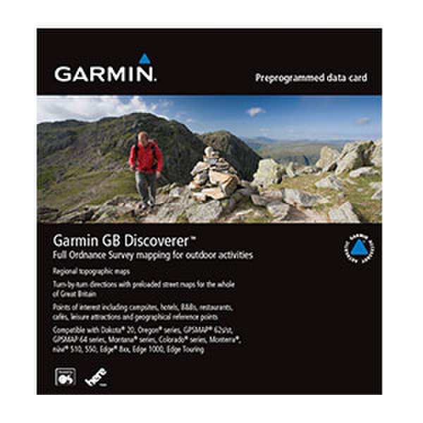 Garmin Peak District, microSD/SD