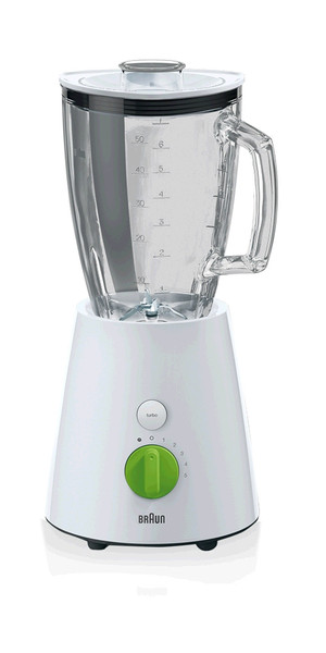 Braun JB 3060 WH Tischplatten-Mixer Grün, Weiß 1.5l 800W