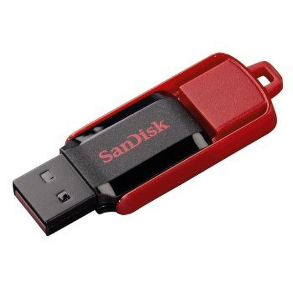 Sandisk Cruzer Switch 8ГБ USB 2.0 Черный, Красный USB флеш накопитель