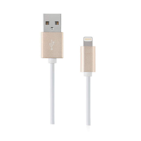 Artwizz 1m USB A/Lightning 1м USB A Lightning Золотой, Белый