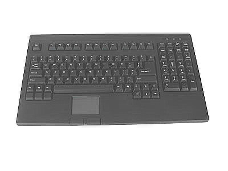 Solidtek KB-730BP USB+PS/2 Schwarz Tastatur
