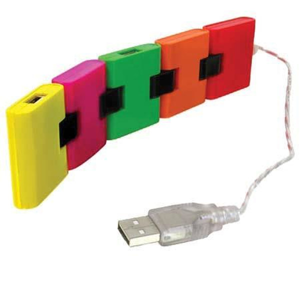 CTA Digital LTS4C USB 2.0 Разноцветный хаб-разветвитель