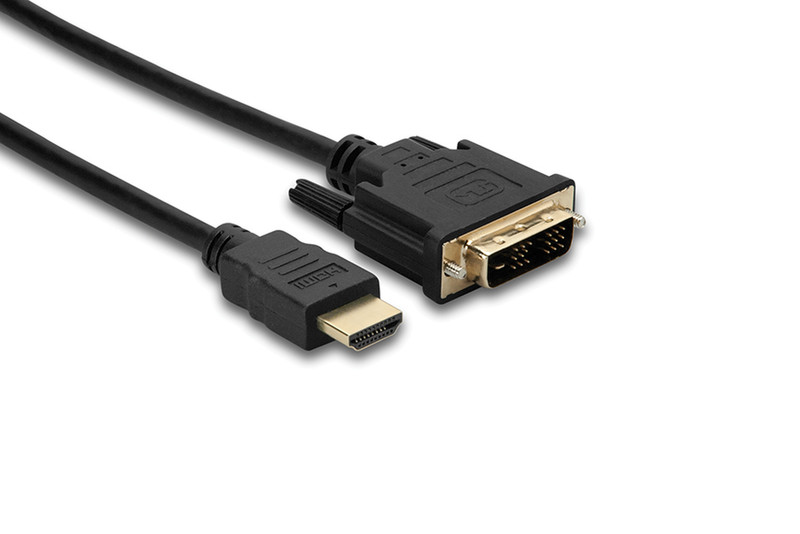 Hosa Technology 3ft, HDMI Male - DVI-D