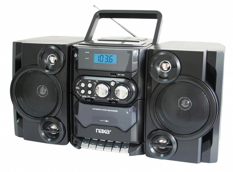 Naxa NPB-428 Portable CD player Schwarz CD-Spieler