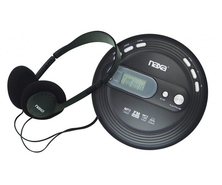 Naxa NPC-330 Personal CD player Schwarz CD-Spieler