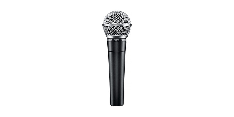 Shure SM58S Studio microphone Проводная Черный, Cеребряный микрофон