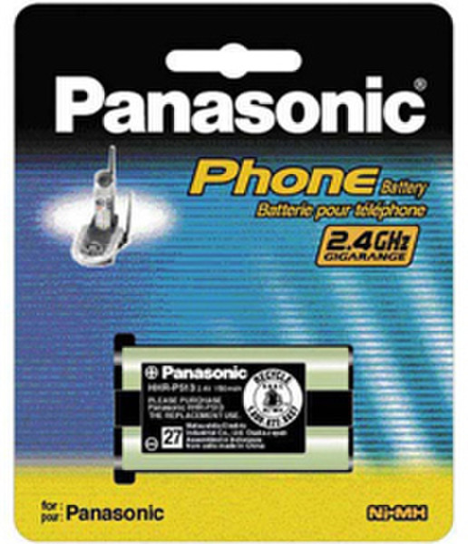 Panasonic HHR-P513A Никель-металл-гидридный (NiMH) 1500мА·ч 2.4В аккумуляторная батарея