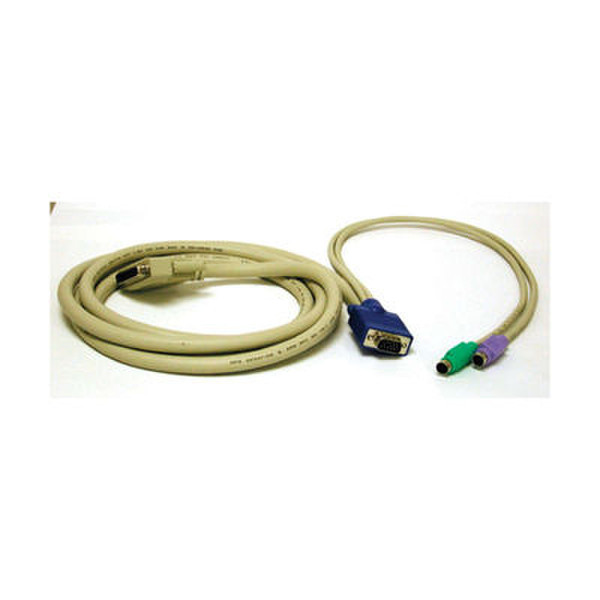 C2G PS/2 KVM Cable, 30ft 9.144м кабель клавиатуры / видео / мыши