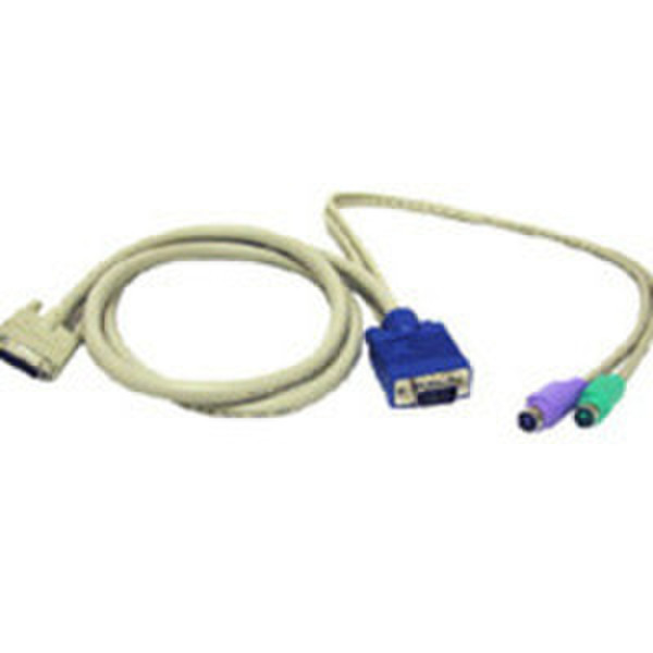 C2G PS/2 KVM Cable, 15ft 4.572м кабель клавиатуры / видео / мыши