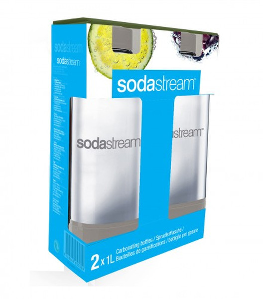 SodaStream 1041244310 1000мл Пластик Серый, Прозрачный бутылка для питья