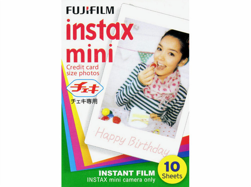 Fujifilm Instax Mini 10шт 86 x 54мм пленка для моментальных фотоснимков