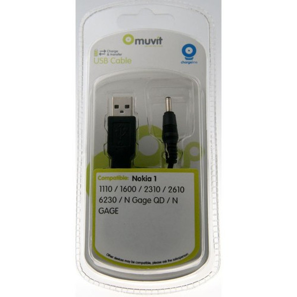 Muvit MUUSB1600 USB A 2.5mm USB cable