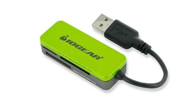 iogear GFR209W6 Зеленый устройство для чтения карт флэш-памяти