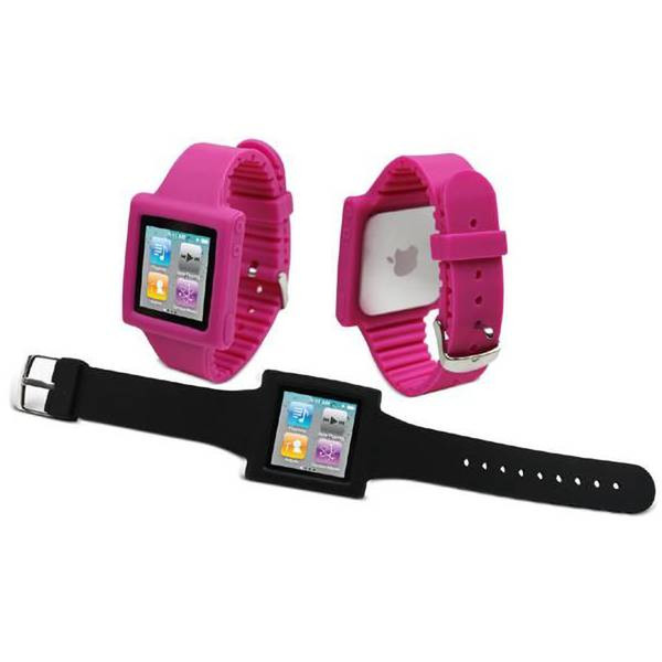 Muvit MUCMPRUIPN6G002 Wristband case Black,Pink MP3/MP4 player case