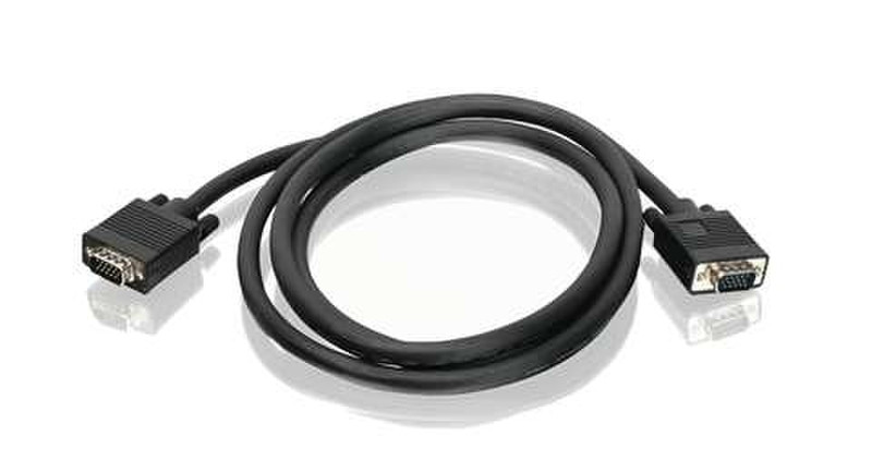 iogear Ultra-Hi-Grade VGA Male -> Male Cable (6 ft) 1.8m VGA (D-Sub) VGA (D-Sub) Black VGA cable