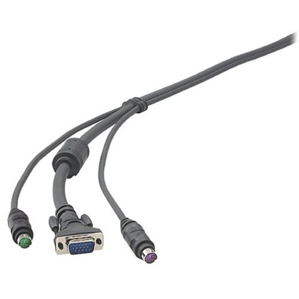 Belkin F3X1105-06 Черный кабель клавиатуры / видео / мыши