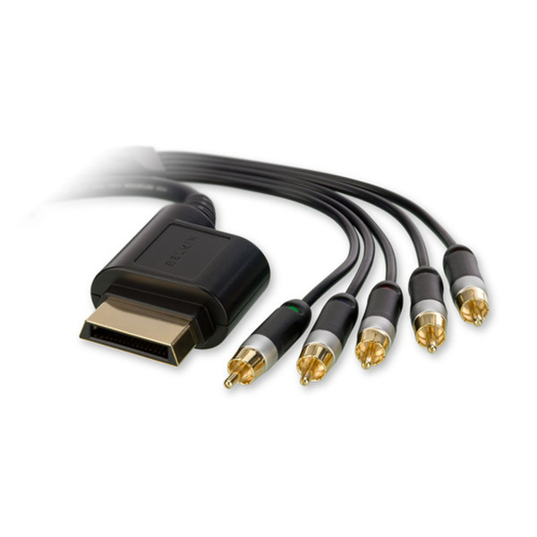 Belkin F2CV002-06-XB3 1.83м Черный компонентный (YPbPr) видео кабель