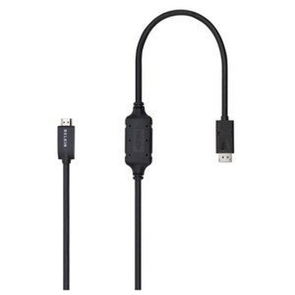 Belkin DisplayE / HDMI VGA/M HDMI-M Black cable interface/gender adapter
