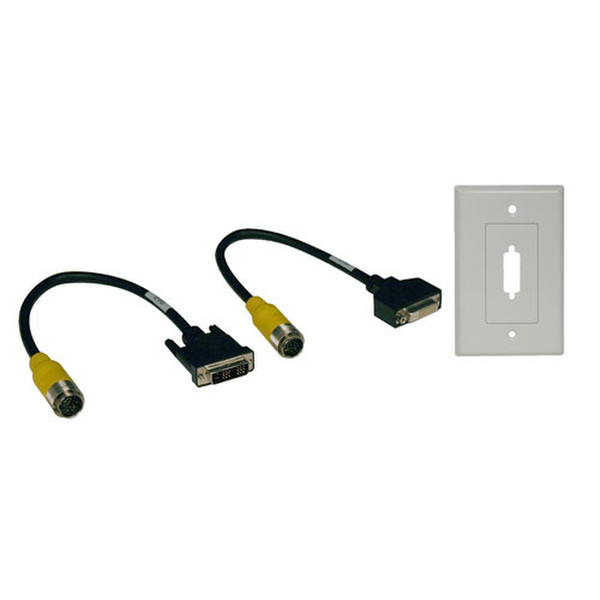 Tripp Lite EZB-DVIX-2 DVI-D DVI-I Black cable interface/gender adapter