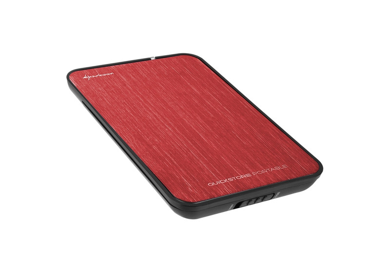 Sharkoon QuickStore Portable HDD enclosure 2.5Zoll Rot