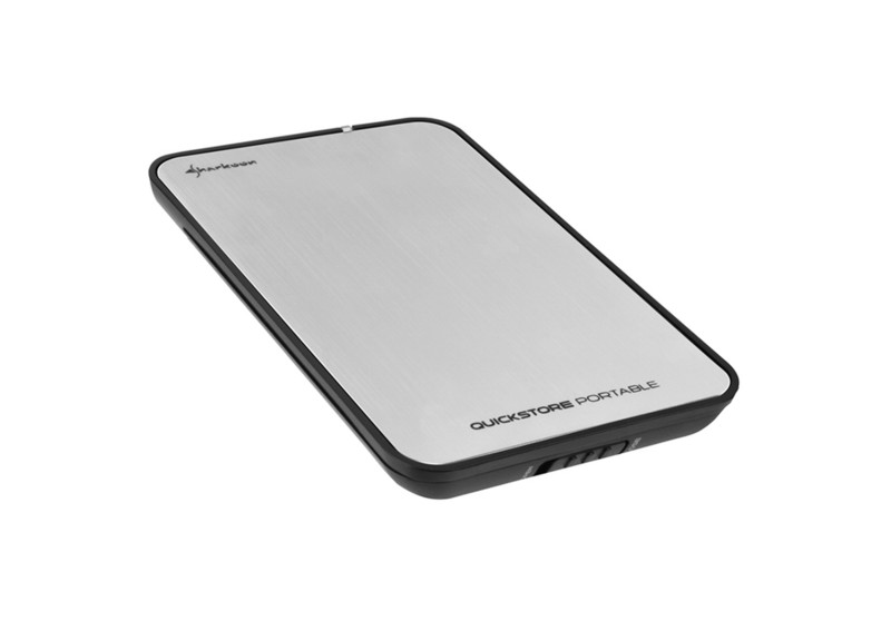 Sharkoon QuickStore Portable HDD enclosure 2.5Zoll Silber