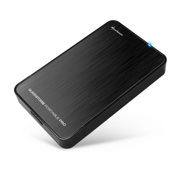 Sharkoon QuickStore Portable Pro USB 3.0 HDD / SSD-Gehäuse 2.5Zoll Schwarz