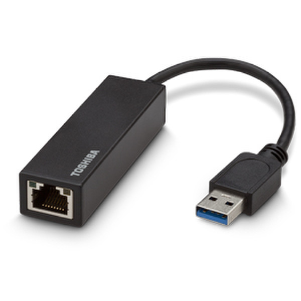 Toshiba PA5131U-1ETB USB 3.0 RJ-45 Черный кабельный разъем/переходник