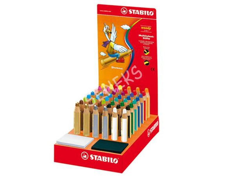 Stabilo woody 3 in 1 Multi 48pc(s) colour pencil