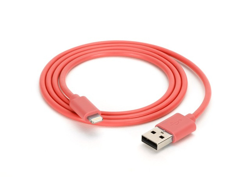 Griffin GC39141-2 0.9м USB A Apple Lightning Красный дата-кабель мобильных телефонов