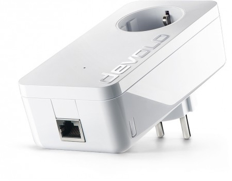 Devolo dLAN 1200+ ES 1200Mbit/s Eingebauter Ethernet-Anschluss Weiß 1Stück(e) PowerLine Netzwerkadapter