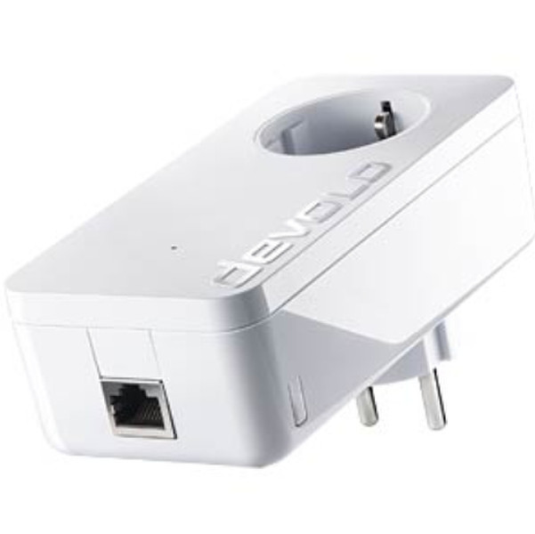 Devolo dLAN 1200+ Einzeladapter 1200Mbit/s Eingebauter Ethernet-Anschluss Weiß 1Stück(e) PowerLine Netzwerkadapter