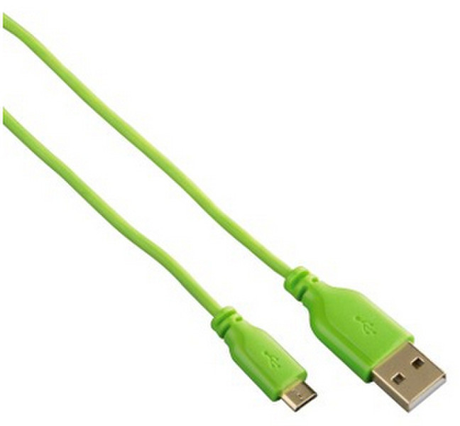 Hama Super Soft USB A Micro-USB A Green