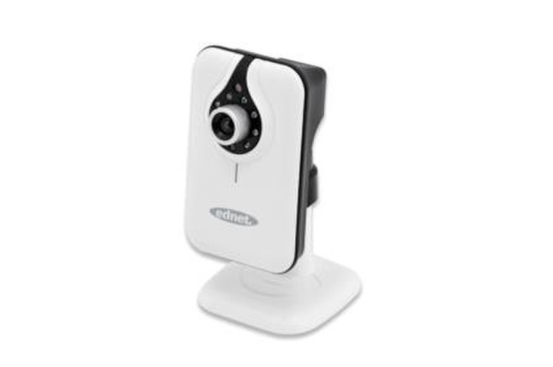 Ednet CUBE IP security camera Для помещений Преступности и Gangster Черный, Белый