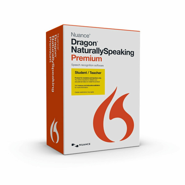 Nuance Dragon NaturallySpeaking Premium 13.0, EDU