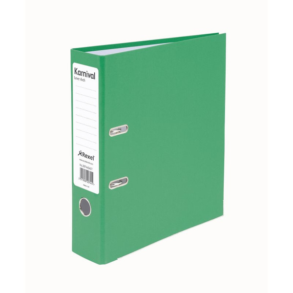 Rexel Karnival Lever Arch A4 Green (10)