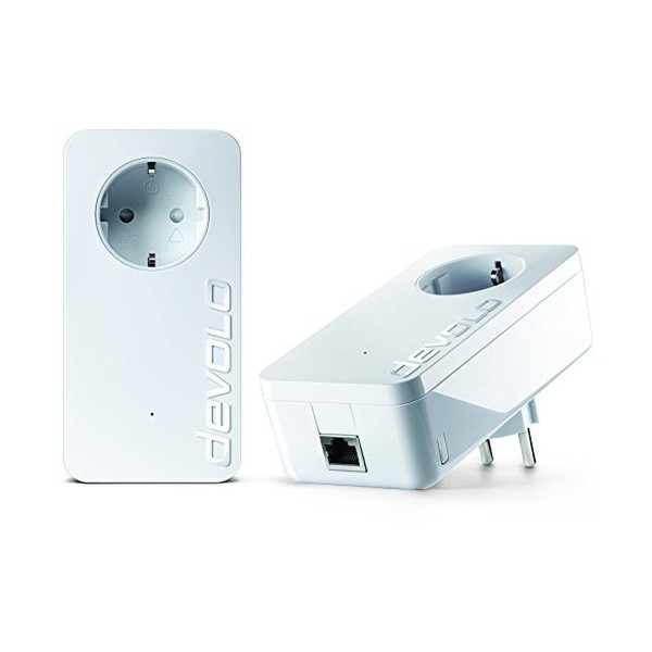 Devolo 1200+ STARTERKIT POWERLINE Eingebauter Ethernet-Anschluss Weiß 2Stück(e) PowerLine Netzwerkadapter