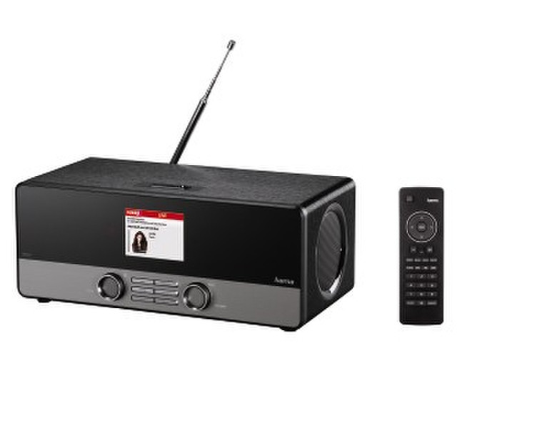 Hama DIR3100 Internet Цифровой Черный радиоприемник