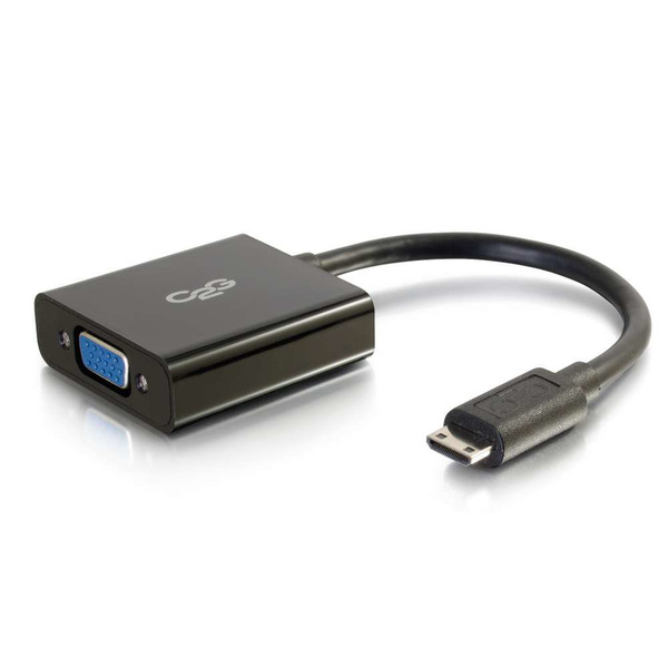 C2G 41353 0.2032м Mini-HDMI VGA (D-Sub) Черный адаптер для видео кабеля