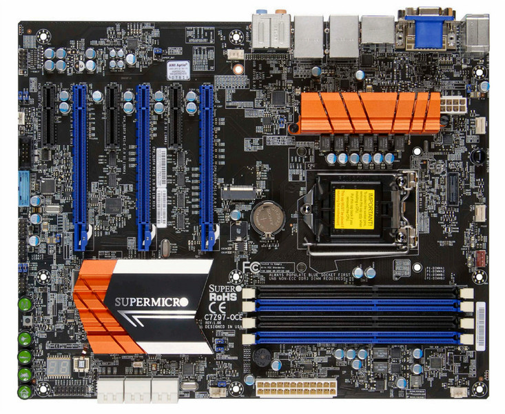 Supermicro C7Z97-OCE Intel Z97 Socket H3 (LGA 1150) ATX motherboard