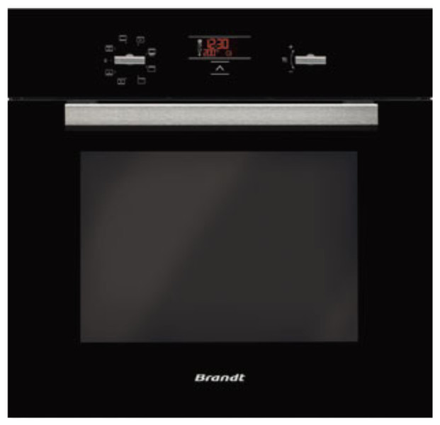 Brandt FE1222B Electric oven 60l 2670W A Schwarz, Edelstahl Backofen