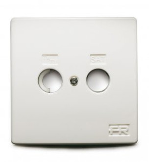 Fracarro PAS0021511 TV + Radio White socket-outlet