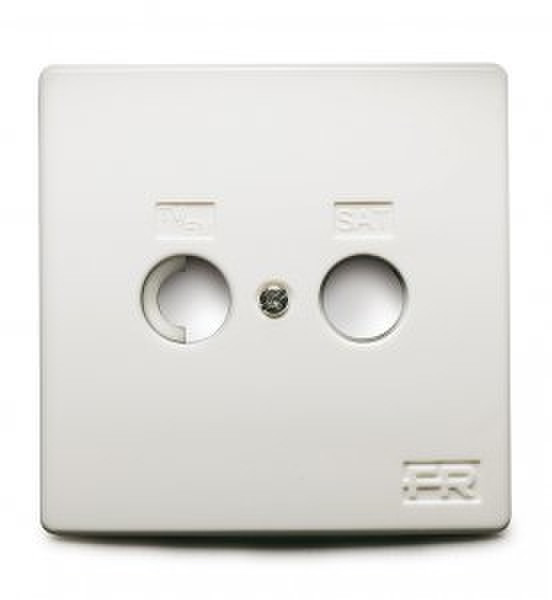 Fracarro PAS0023211 TV + Radio White socket-outlet
