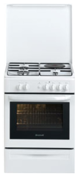 Brandt KME1002W Freestanding Combi hob B White cooker