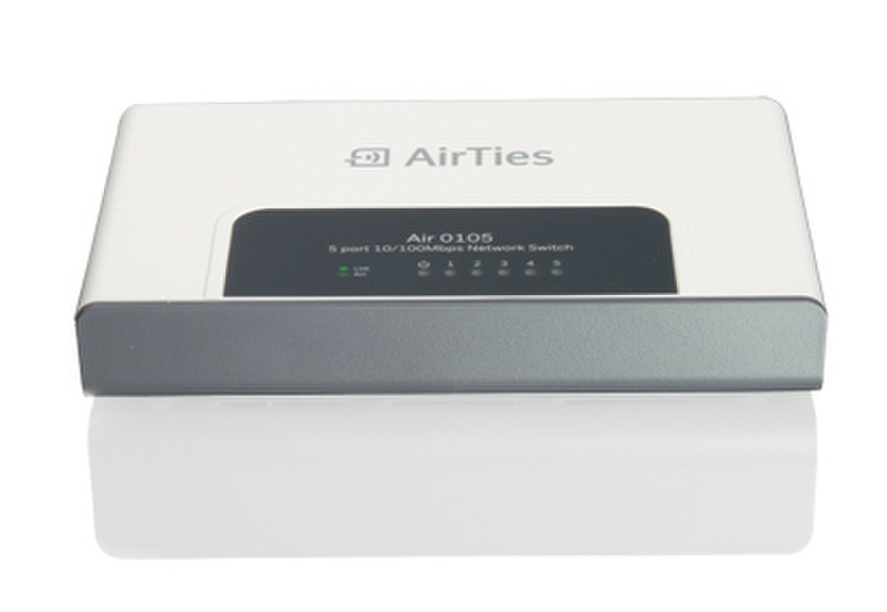 AirTies AIR 0105 Gigabit Ethernet (10/100/1000) Черный, Белый