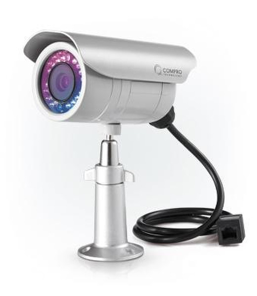 Compro CS400P IP security camera Innen & Außen Geschoss Silber Sicherheitskamera