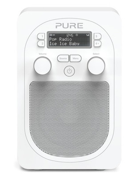 Pure Evoke D2 Портативный Цифровой Белый радиоприемник