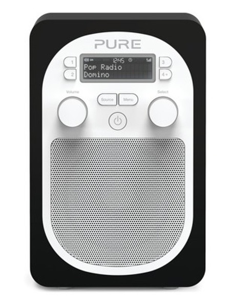 Pure Evoke D2 Tragbar Digital Schwarz Radio