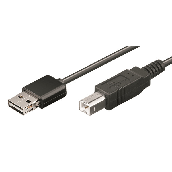 M-Cab 7003037 1м USB A USB B Черный кабель USB